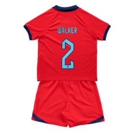 Baby Fußballbekleidung England Kyle Walker #2 Auswärtstrikot WM 2022 Kurzarm (+ kurze hosen)